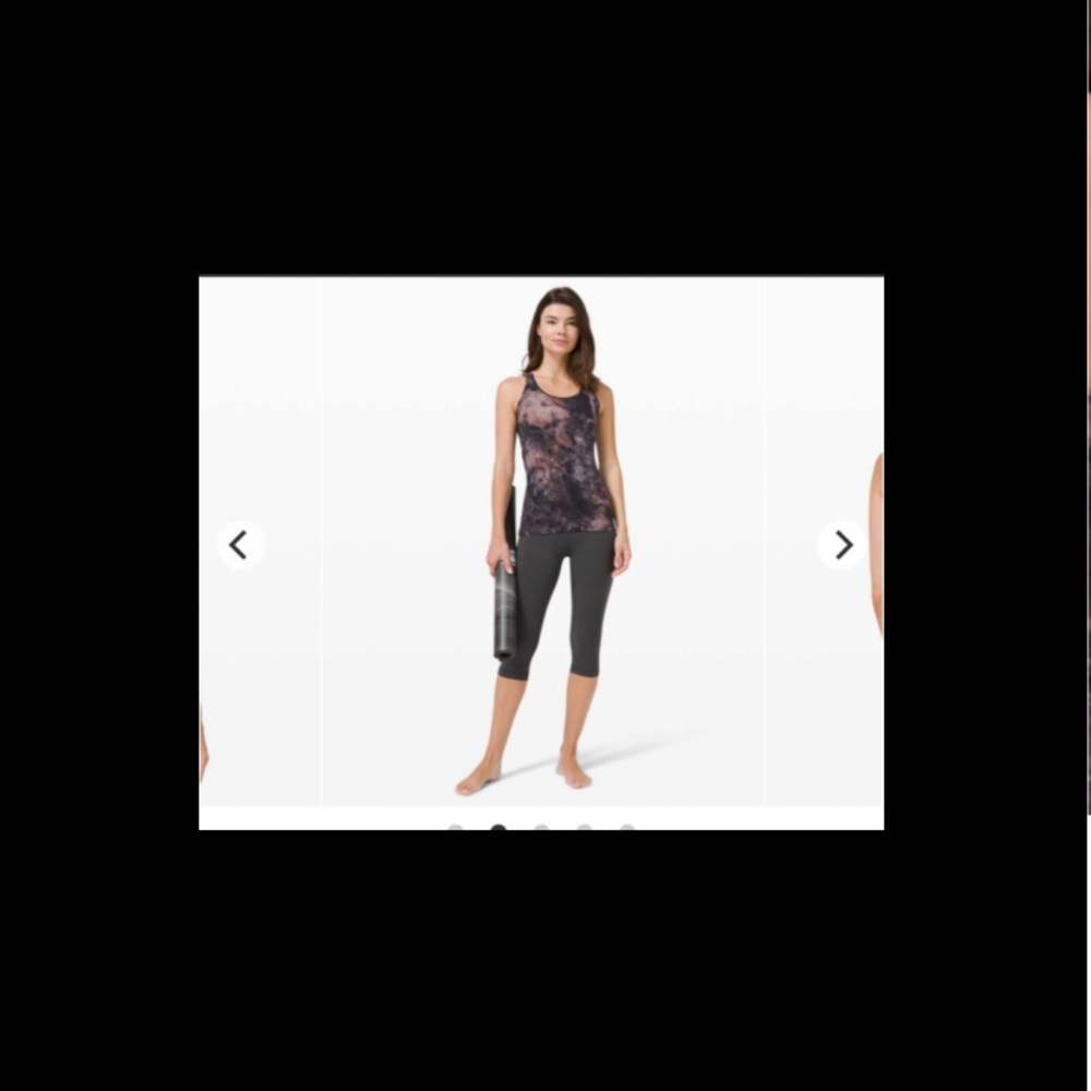 Lululemon Black Cool Racerback II Nulu Tank Top